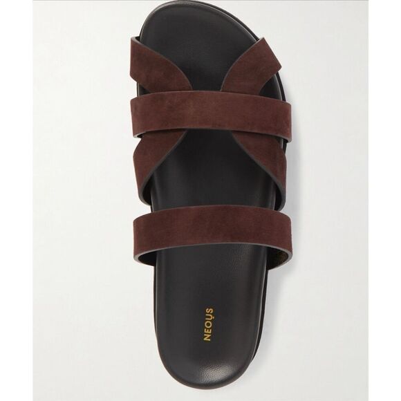 Neous Ibor Suede Slides 39 Chocolate - Picture 5 of 13